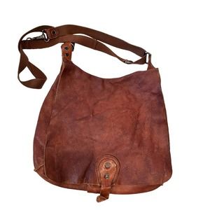 LUCKY BRAND Brown Leather Satchel
